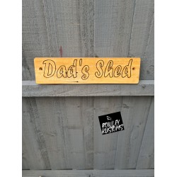 Personalised Shed wooden signs