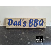 Dad's BBQ wooden signs plaques Dad's BBQ wooden signs plaques